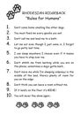 Rhodesian Ridgeback "Rules for Humans" - Custom Matted - Dog Art Print : Gift