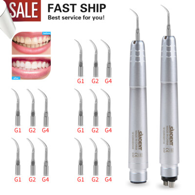 SANDENT Dental Ultrasonic Air Perio Scaler Handpiece Hygienist 2/4-Hole G1,G2,G4