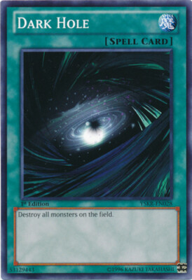 yugioh card dark hole Dark Hole [LOB-E041] Super Rare