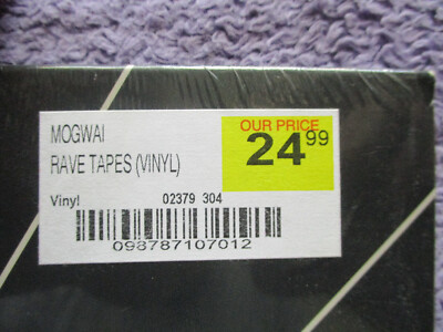 Sealed Vinyl Album RAVE TAPES by Mogwai SP1070 Sub Pop