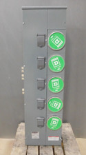Square D 5-Gang EZ Meter Pak Stack 1200A / 225 Amp Branch Ring Type Socket  1ph