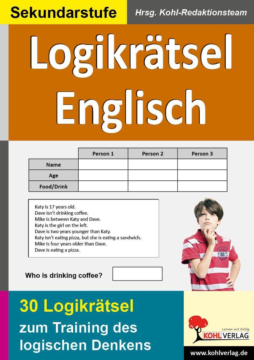 Thumbnail - Logikrätsel Englisch Pfiffige Logicals Zum Training Des Logischen
