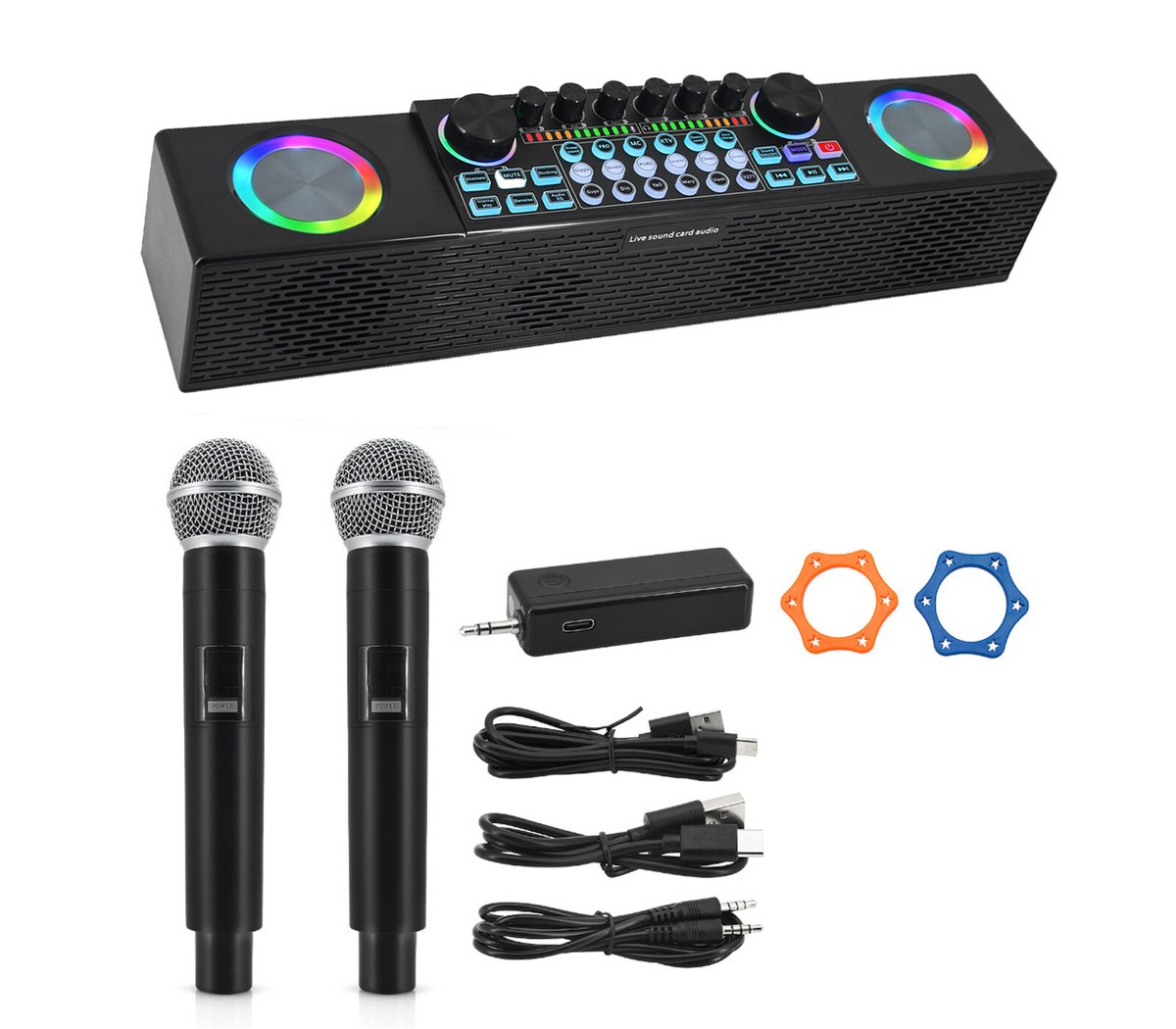 Altoparlante Bluetooth, nero, con microfono e funzione radio FM - Elettronica, Tecnologia e Tendenze