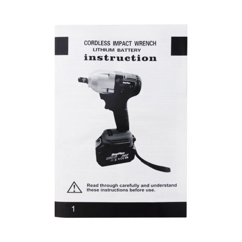 Professional Cordless Impact Wrench Drill Brushless Car Repair Wheel Rattle Nut - Picture 12 of 16