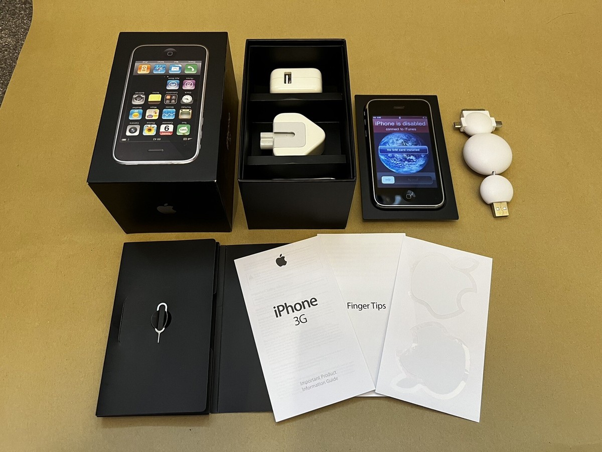 Apple iPhone 3G - 16GB - Black (Unlocked) A1241 (GSM