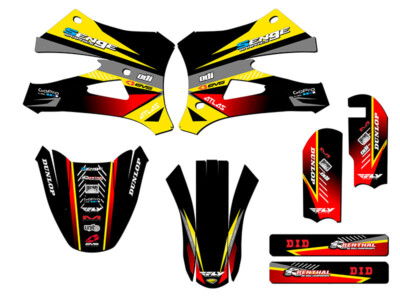 10-20 KING / FWE CX 50 SURGE Yellow Senge Graphics Kit Compatible with Cobra