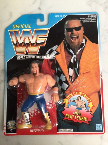 WWF WWE MOC Hasbro Jim �The Anvil� Neidhart Series...