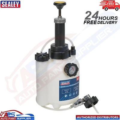 Sealey VS820 Brake and Clutch Bleeding System 2.5 ltr Bleed Tool Car Motorbike - Image 1 of 4