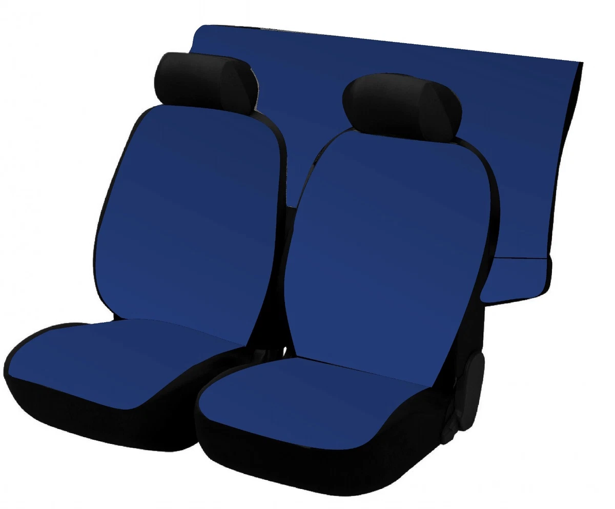 Harddo 2 Pezzi Coprisedili Auto Impermeabili – Anteriori/Posteriori In Tessuto Antistrappo – Universali, Nero, Heavy Duty Con Custodia - 3