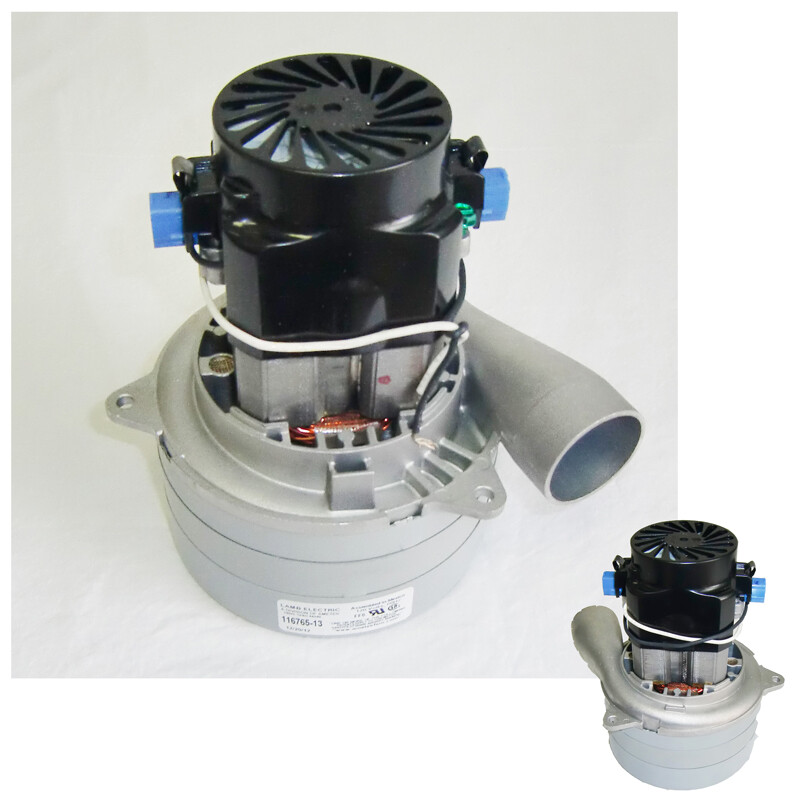 Ametek Lamb 116765-13 Vacuum and Central Motor, NEW 120 volt 3 stage All Metal