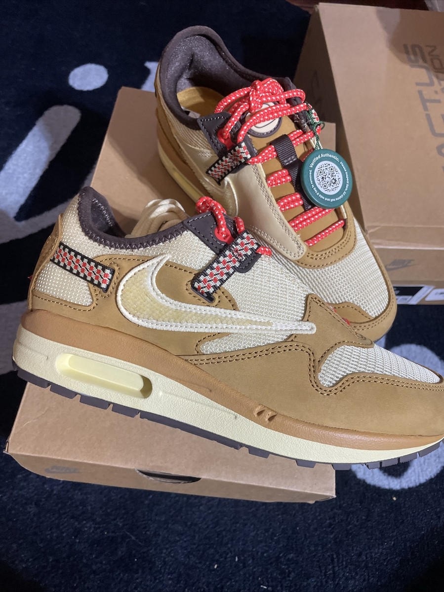 Nike Air Max 1 Travis Scott Cactus Wheat Lemon Drop Size 5.5
