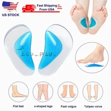 Arch Orthotic Support Insole Corrector Gel Pads Shoe Silicone Inserts Reusable