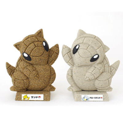 New Box In Pokemon Tottori Sand Arora Photo Stand 2 Pieces Set Tottori Limited Ebay