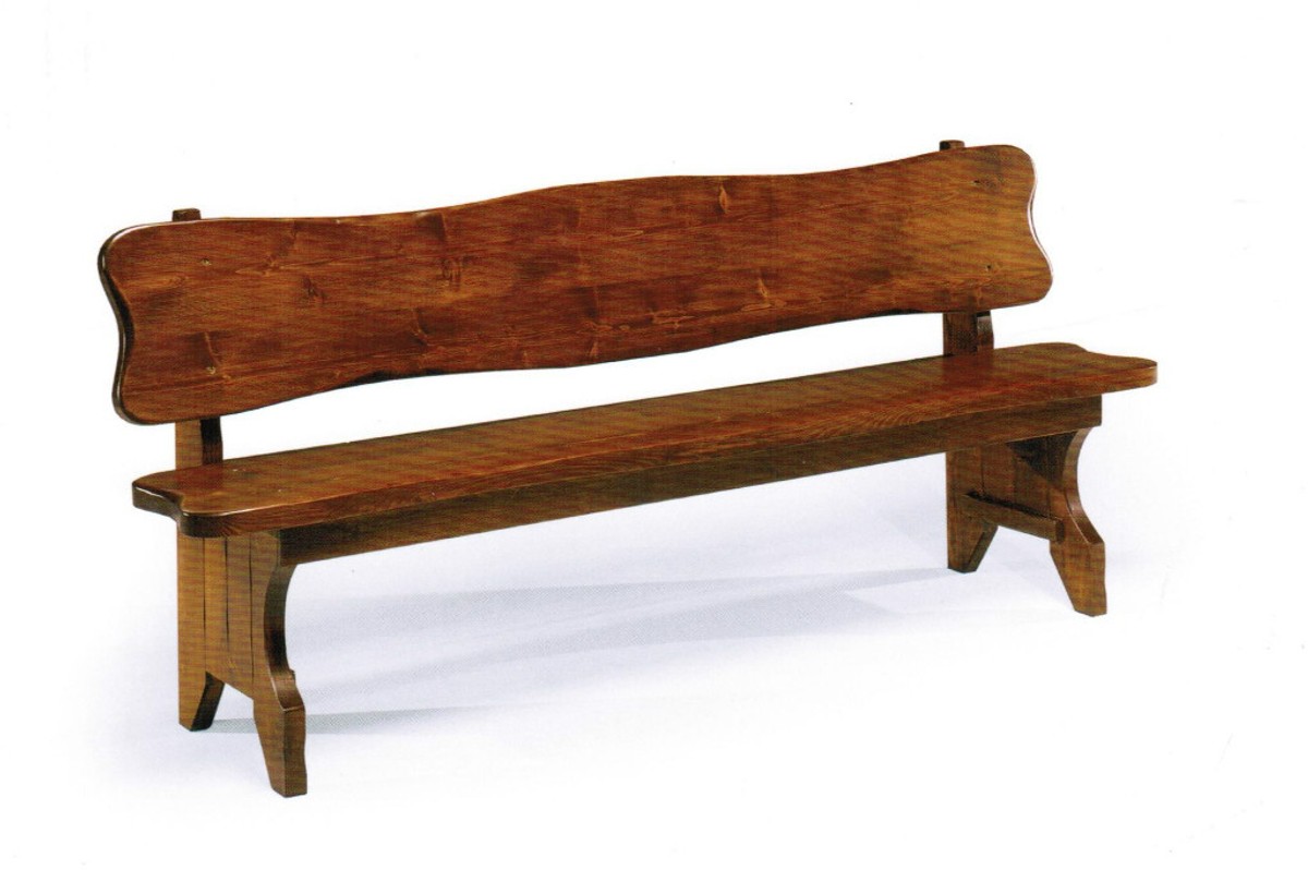 Panchina In Legno Massello Creative Cooper 3 In 1 - Panca, Cassone Portaoggetti 90L E Tavolino - Stile Rustico
