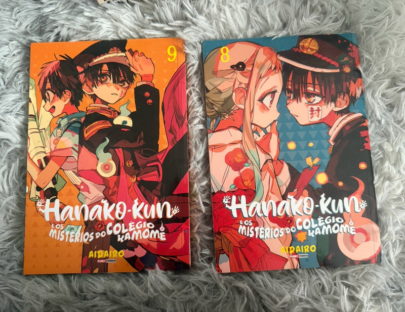 Hanako-kun e os Mistérios do Colégio Kamome Volumes 8-9 Portuguese edition