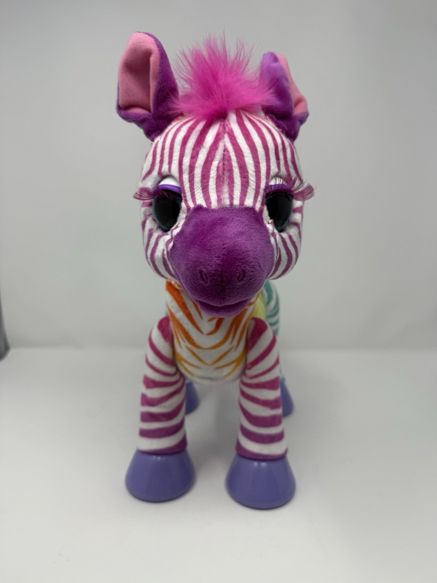 FurReal Zenya My Rainbow Zebra Interactive Sounds & Motions