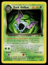 Pokemon Card Team Rocket Dark Golbat 24/82 Unlimited Rare