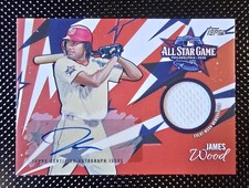 James Wood 2026 Topps Update All Star Stiches Auto Relic /60