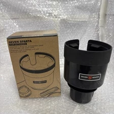 Seven Sparta Expander Car Cup Holder Expander Organizer with Adjustable Base, Co