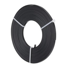 33" Flat Aluminum Wire 20Gauge Bendable Anodized Aluminum Wire Black