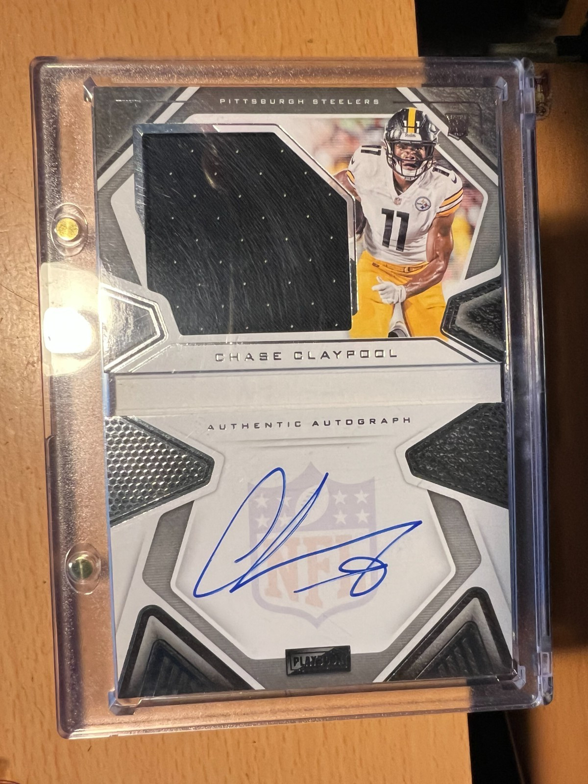 2020 Panini Playbook Rookie Patch ON CARD Auto Booklet #'d /299 Chase Claypool