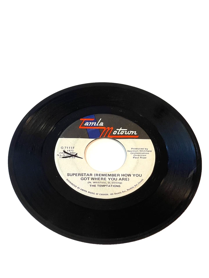 The Temptations- "Superstar" & "Gonna keep on trying' till I " 7" 45 RPM (#94) - Image 2 of 3