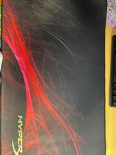 HyperX Mouse Pad Black Red Used