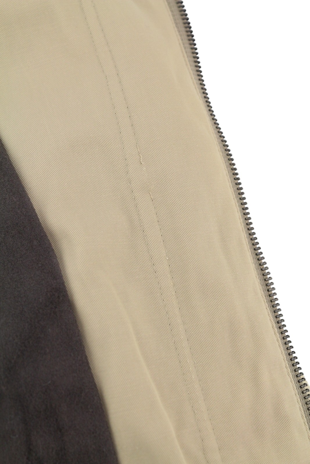 YVES SAINT LAURENT Men Jacket 48 Beige Full Zip Spread Collar Lined Pockets thumbnail 17