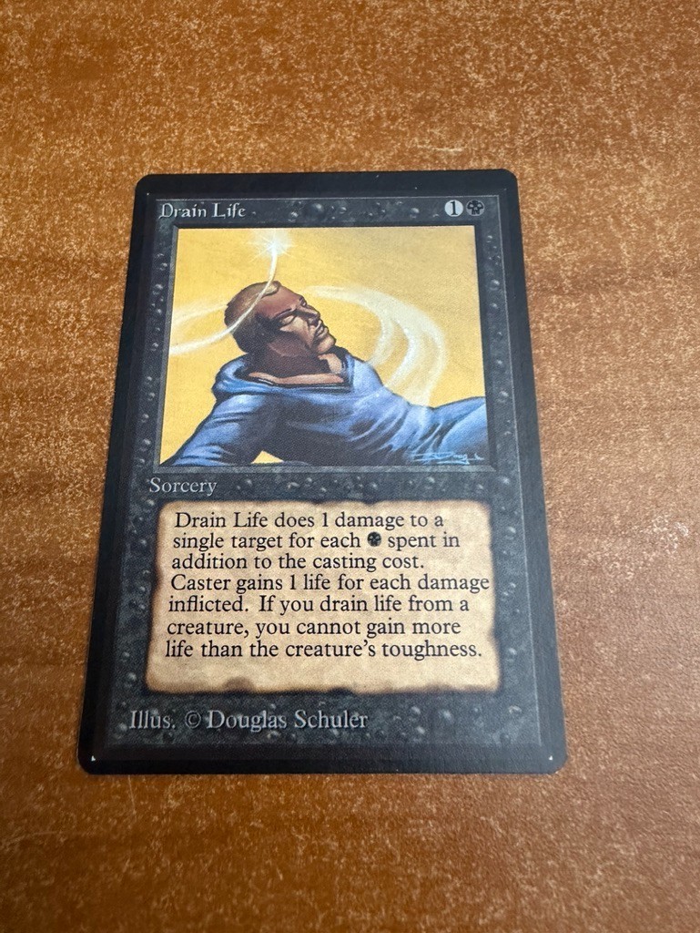 Drain Life Alpha MP MTG Magic the Gathering NM