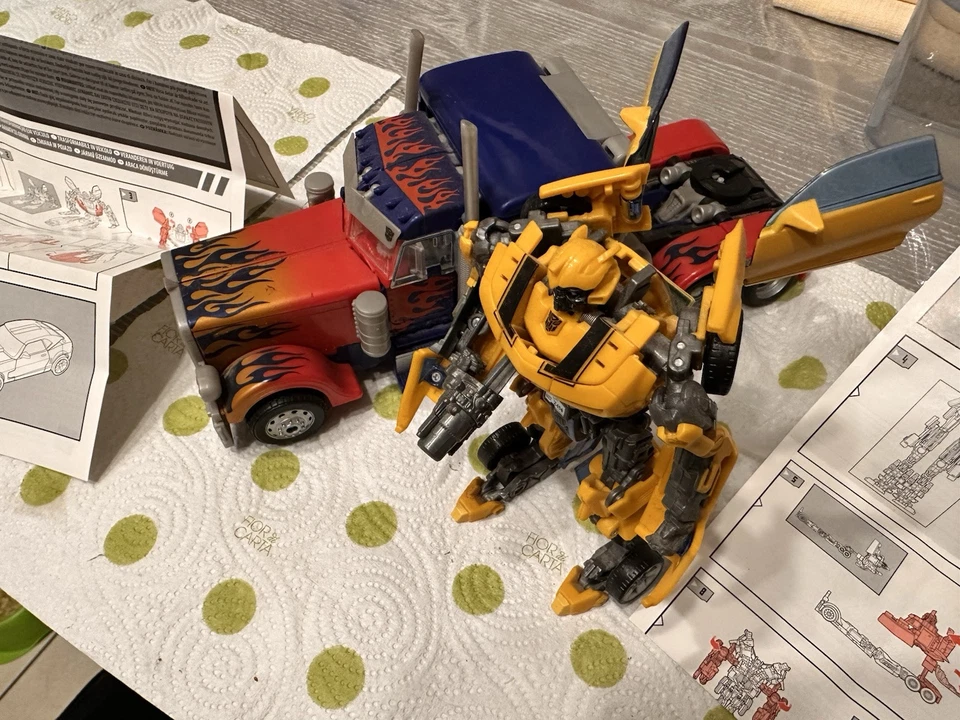 transformers hasbro Optimus Prime Bubble B Vendetta Del Caduto Vintage - Immagine 3 di 4