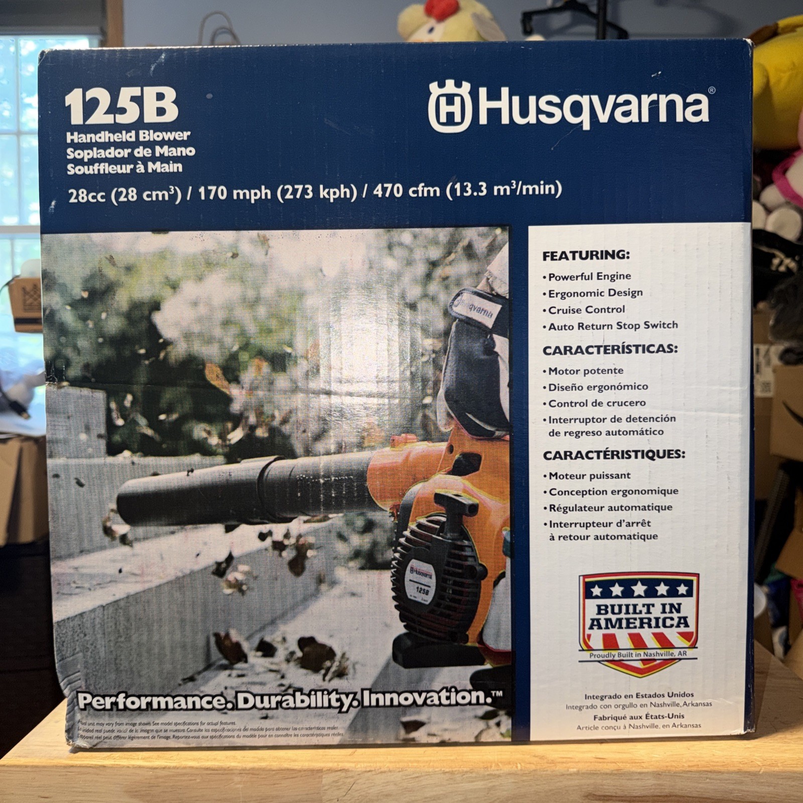 Husqvarna 952711925 (BLOWER 125B 28cc, handheld blower) 125 