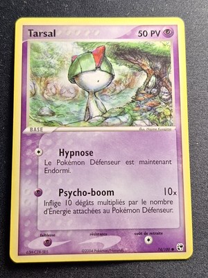 Pokemon Karte Tarsal 74/100 Blox Ex Sandsturm Excellent DE