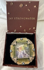 Jay Strongwater Octagon Frame Eva Swarovski Heart Crystal Enamel 3” Mint in Box — photo 1