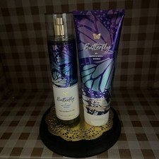 Bath and body Works  BUTTERFLY  Fine Mist  Body Cream Gift Set