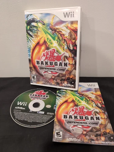 Bakugan: Defenders of the Core Nintendo Wii Complete CIB