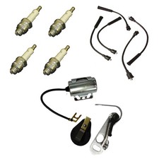 42779 Tune Up Kit W/ Wires & Spark Plugs for MF Fits Ferguson F40 TO20 TO30 TO35