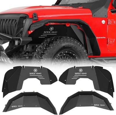 Aluminum JL Inner Fender Liners 2018-2025 Jeep Wrangler JL & Unlimited