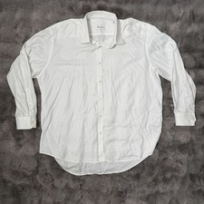 Robert Graham Button Up Dress Shirt White Size 47/18.5