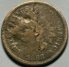 1868 Indian Head Cent — Circulated 🔥 Better Date — Album Filler