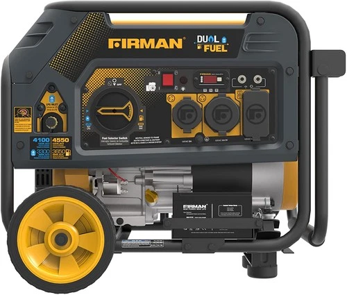 Firman H03651 Dual Fule Generator | 4550W | 208cc | Generator Only (Refurbished)