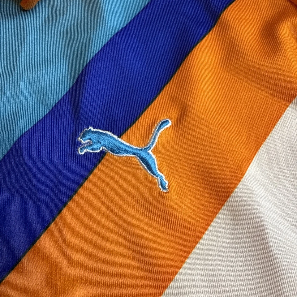 Polo de golf Puma multicolor a rayas USP DRY manga corta para hombre talla L Foto 2 de 4