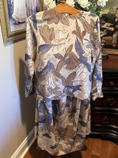 Women  s Alfred Dunner Multicoloured Blouse  skirt Suit Size 14