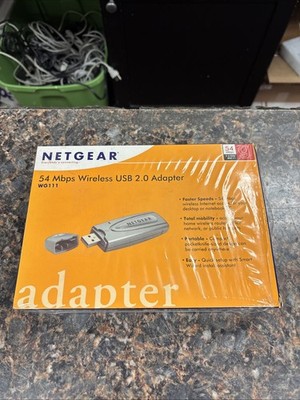 NetGear 54 Mbps Wireless USB 2.0 Adapter - WG111 - New In Box