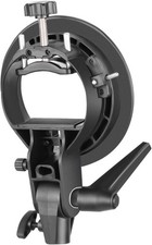 NEEWER S Type Bracket Holder with Bowens Mount for Square Head Flash Speedlite