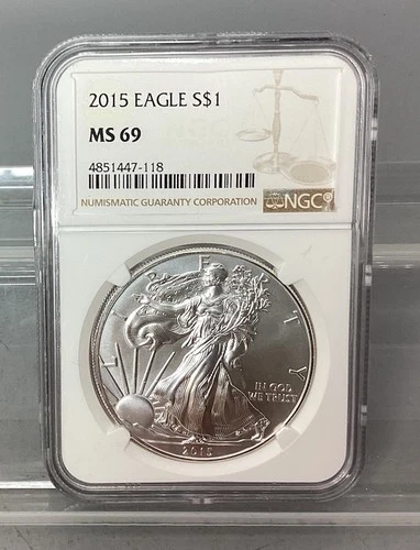 2015 American Silver Eagle - NGC - MS 69