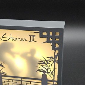  Shenmue III Light Box Shoji Door Display Desk Lamp Official Sega Dreamcast 