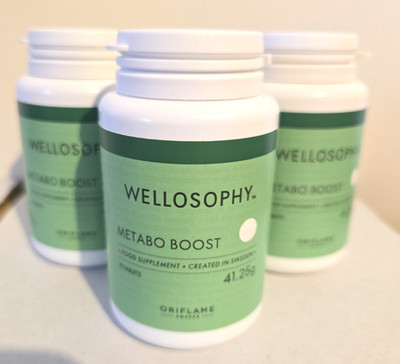 3 x Oriflame Wellosophy Metabo Boost Unterstützung für den Stoffwechsel +Appetitregulierung