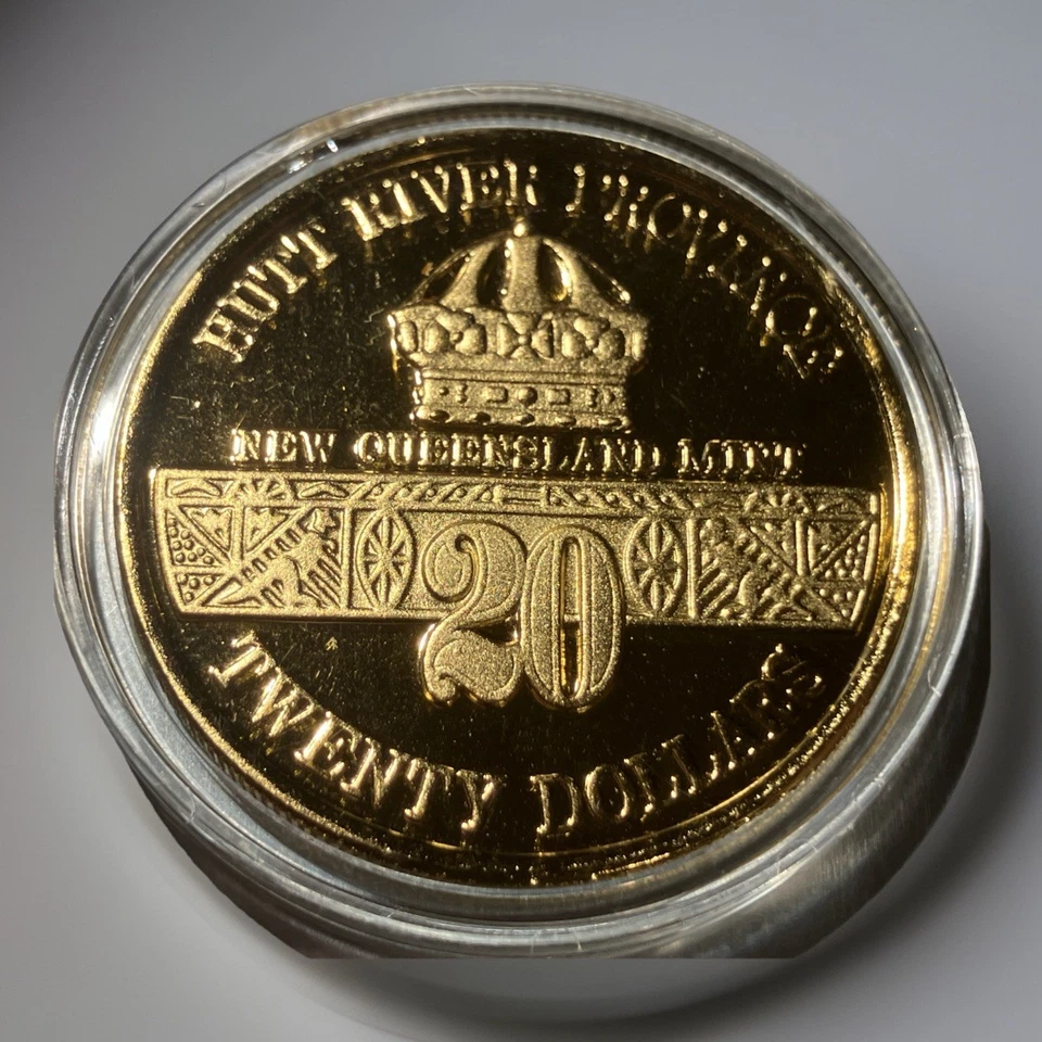 1991 Desert Storm War Commemorative $20 Proof Coin Layered in 22Kt Gold F-14 Cat - Image 4 of 4