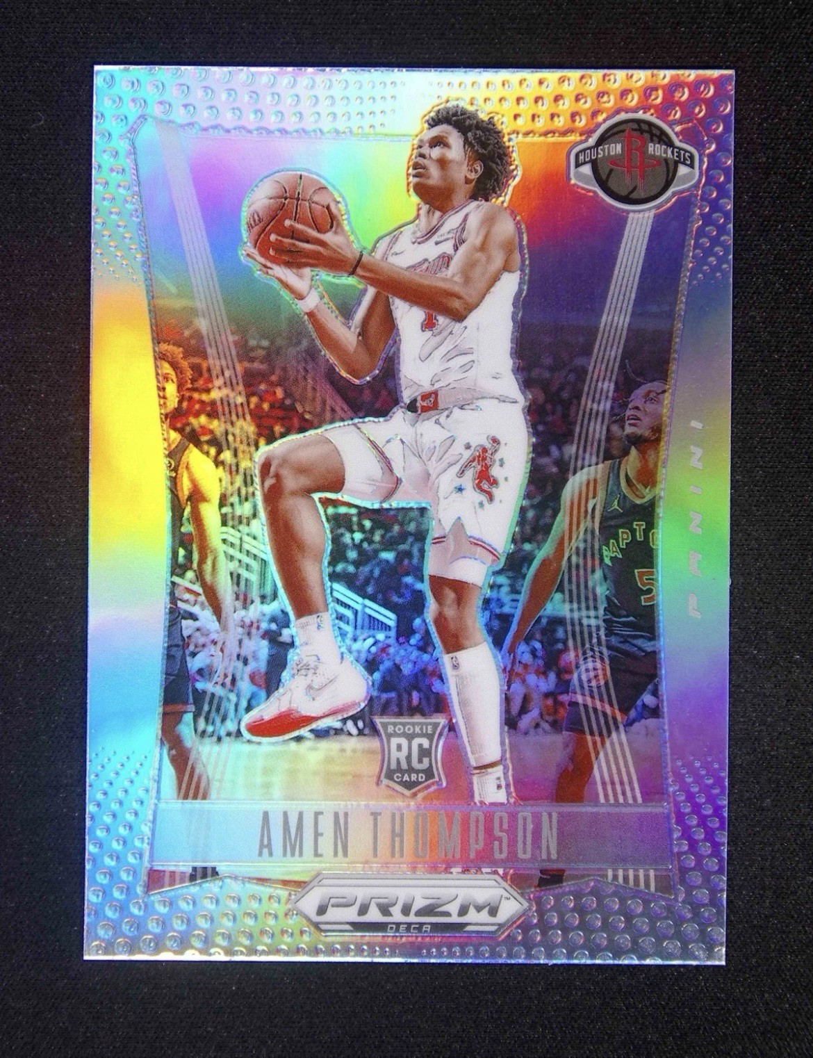 2023-24 Panini Prizm Deca Amen Thompson #294 RC Rookie Silver