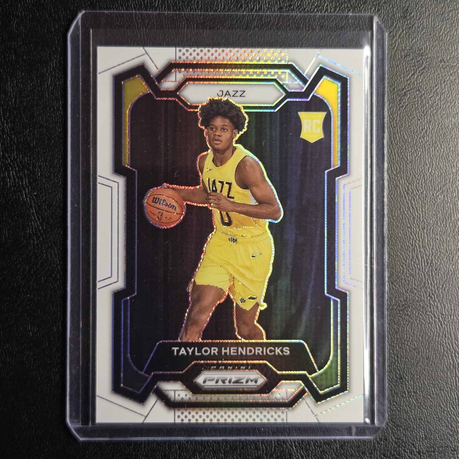Taylor Hendricks 2023-24 Prizm Rookie RC #161 White Prizm /175